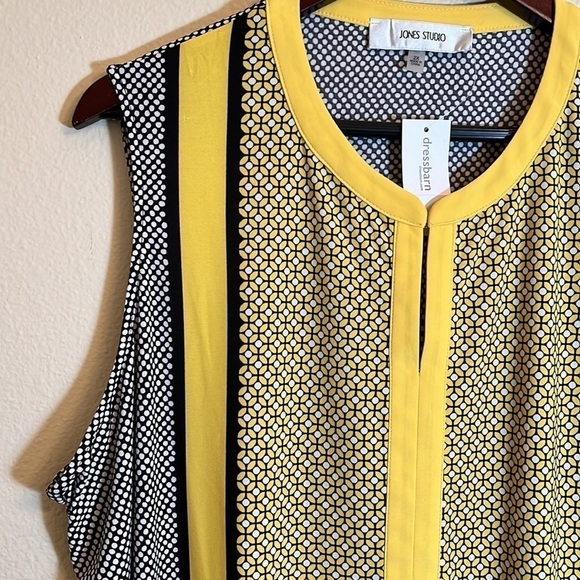 𝅺nwt Jones Studio by Dress Barn Plus Size Sleeveless Tank Top - Picture 4 of 14